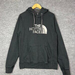 The North Face Sweatshirt Black Long‎ Sleeve Dome Pullover Hoodie Men's Small